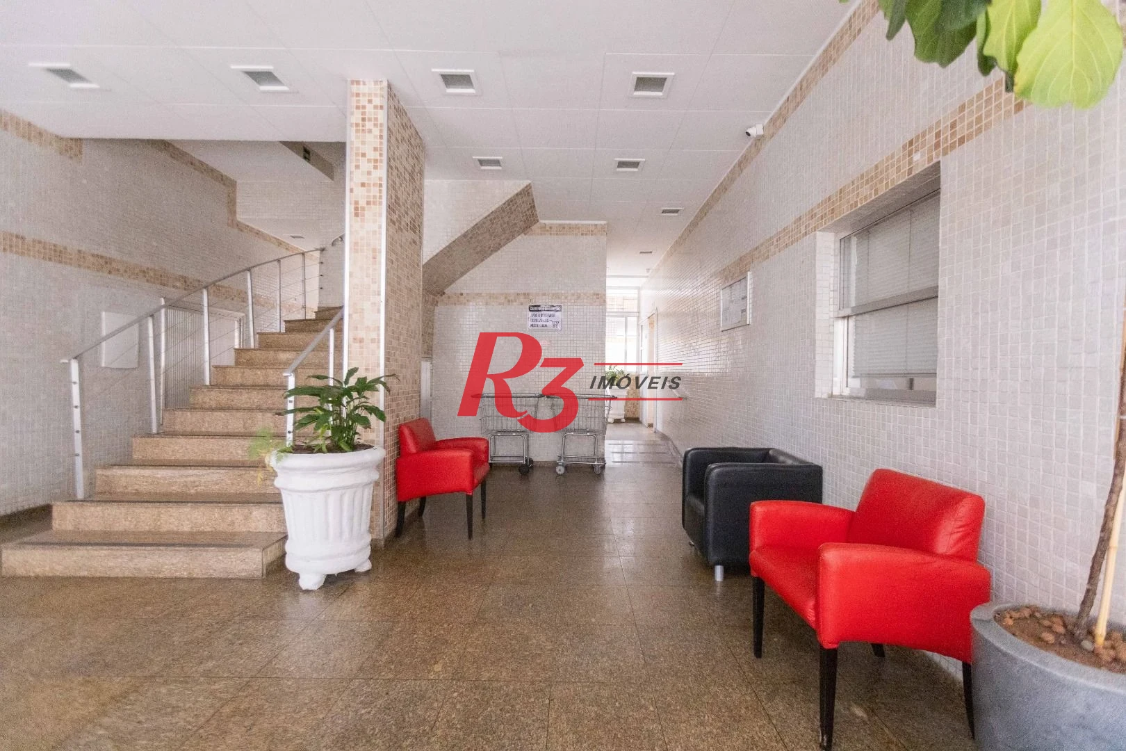 Apartamento para alugar, 100 m² por R$ 4.500,02/mês - José Menino - Santos/SP