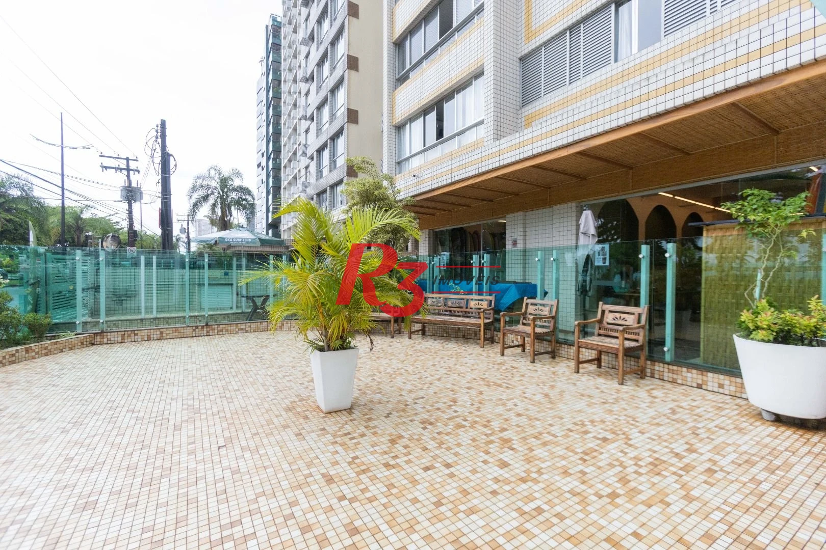 Apartamento para alugar, 100 m² por R$ 4.500,02/mês - José Menino - Santos/SP