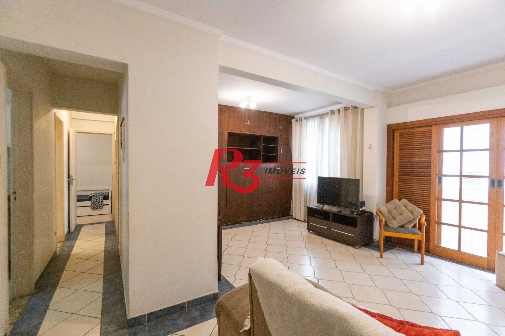 Apartamento para alugar, 100 m² por R$ 4.500,02/mês - José Menino - Santos/SP