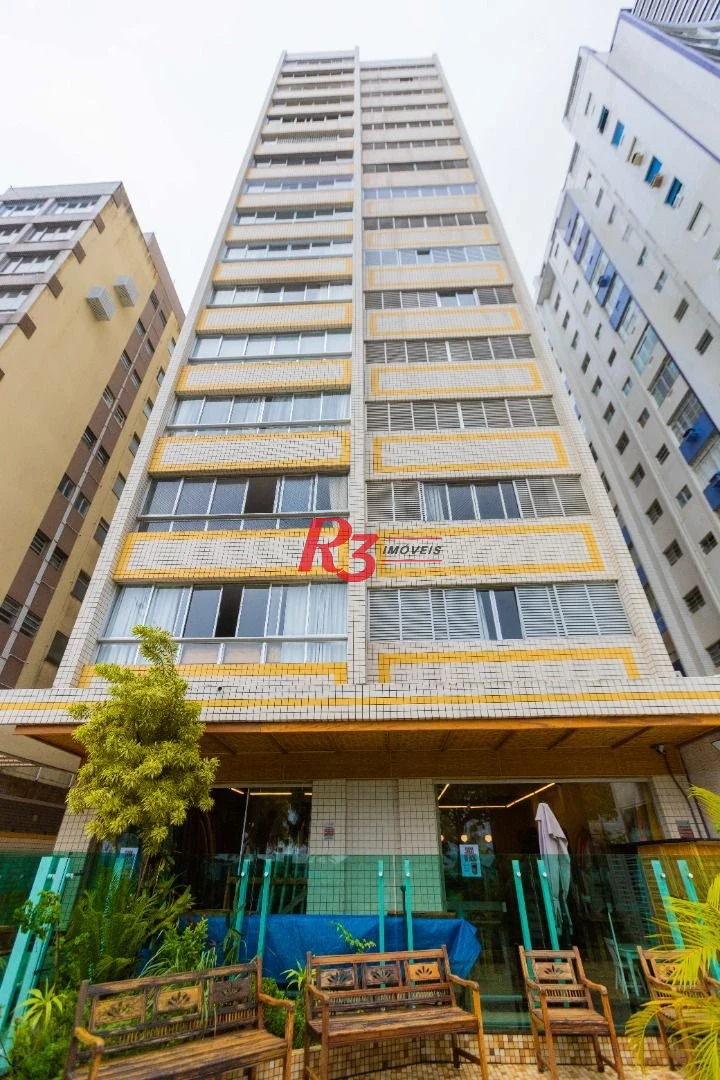 Apartamento para alugar, 100 m² por R$ 4.500,02/mês - José Menino - Santos/SP