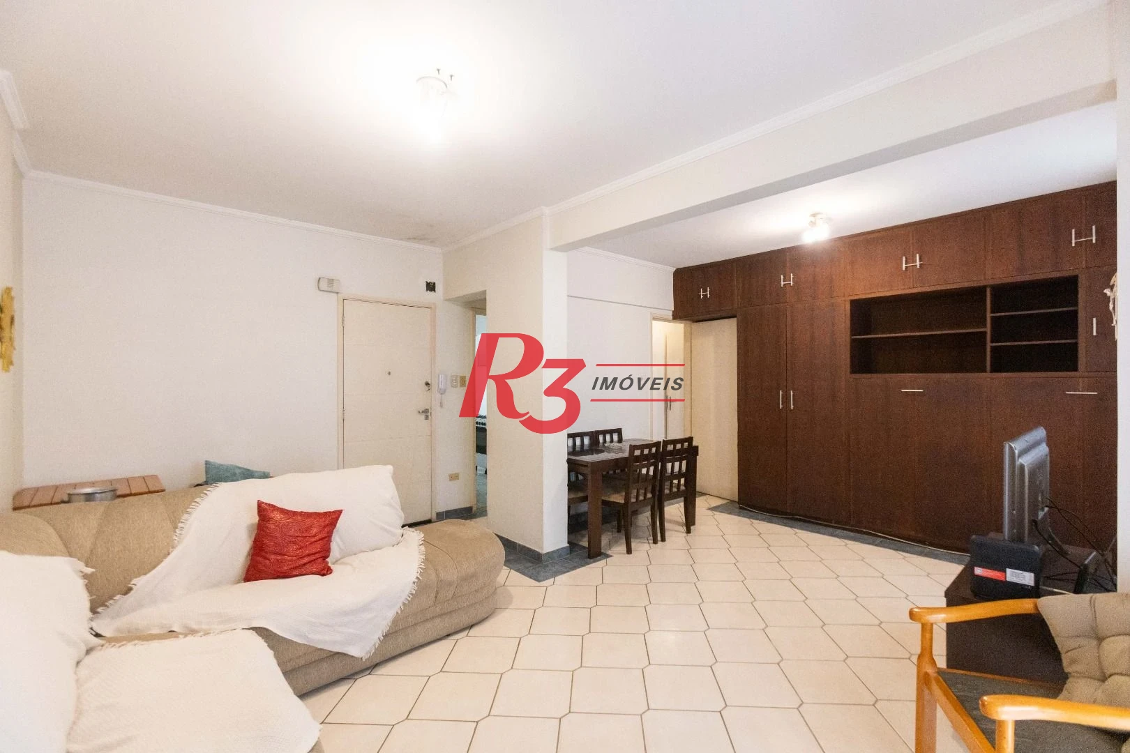 Apartamento para alugar, 100 m² por R$ 4.500,02/mês - José Menino - Santos/SP