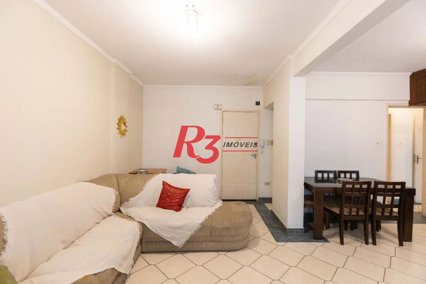 Apartamento para alugar, 100 m² por R$ 4.500,02/mês - José Menino - Santos/SP