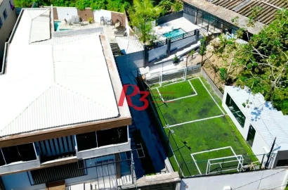 Sobrado, 400 m² - venda por R$ 1.988.000,00 ou aluguel por R$ 18.000,00/mês - Morro de Nova Cintra - Santos/SP