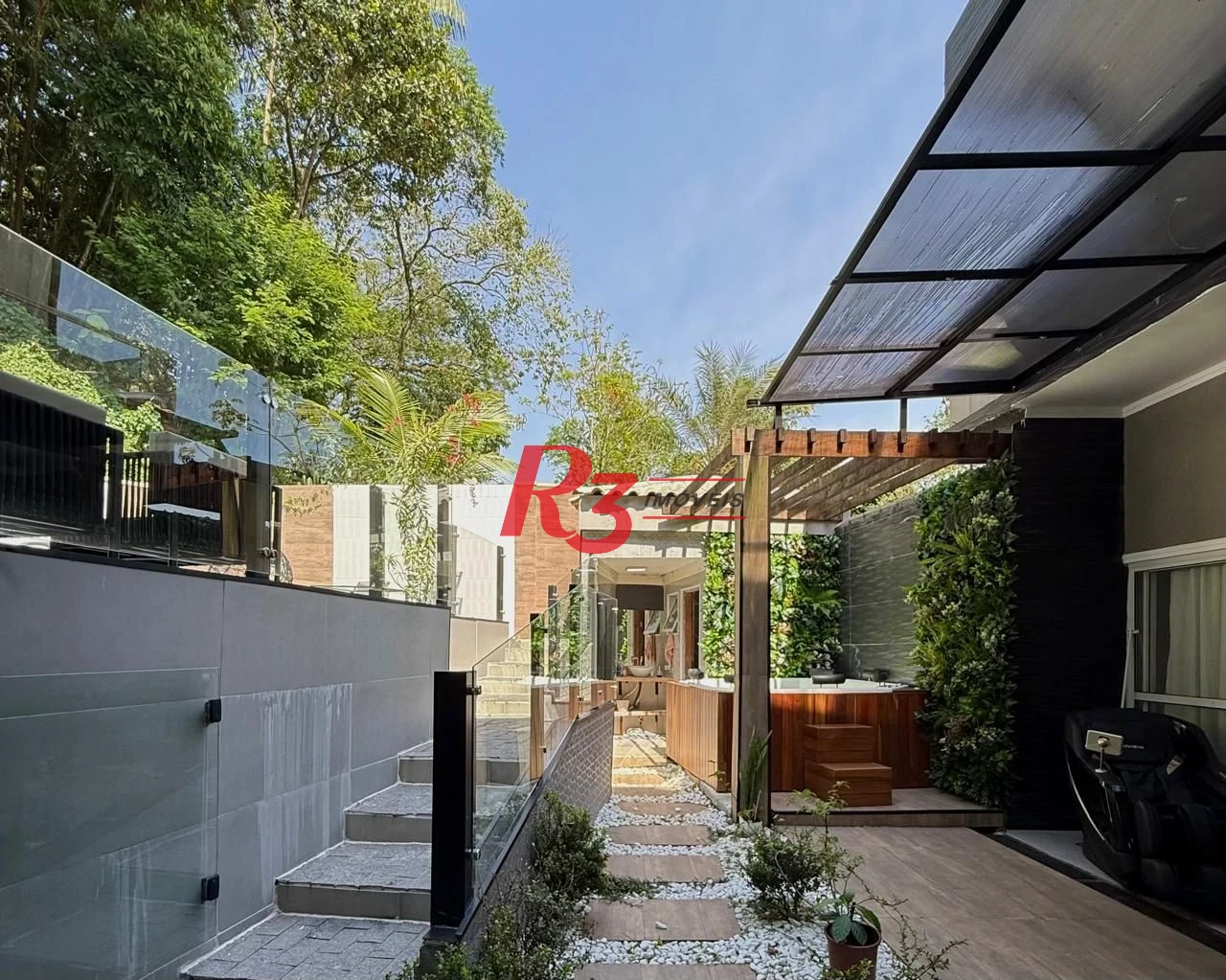 Sobrado, 400 m² - venda por R$ 1.988.000,00 ou aluguel por R$ 18.000,00/mês - Morro de Nova Cintra - Santos/SP