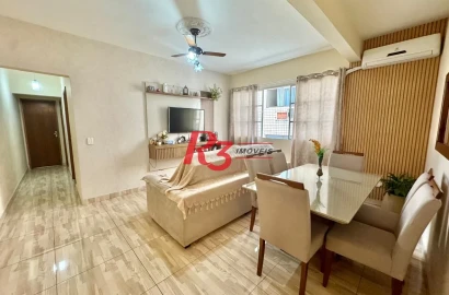 Apartamento com 2 dormitórios à venda, 65 m² por R$ 350.000,00 - Itararé - São Vicente/SP