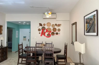 Apartamento com 2 dormitórios para alugar, 163 m² por R$ 6.000,02/ano - José Menino - Santos/SP