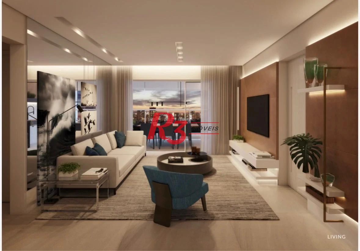 Apartamento à venda, 113 m² por R$ 2.250.000,00 - Ponta da Praia - Santos/SP