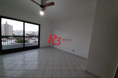Apartamento com 3 dormitórios à venda, 123 m² por R$ 690.000,00 - Boqueirão - Santos/SP