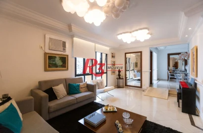 Apartamento à venda, 196 m² por R$ 1.800.000,00 - Boqueirão - Santos/SP