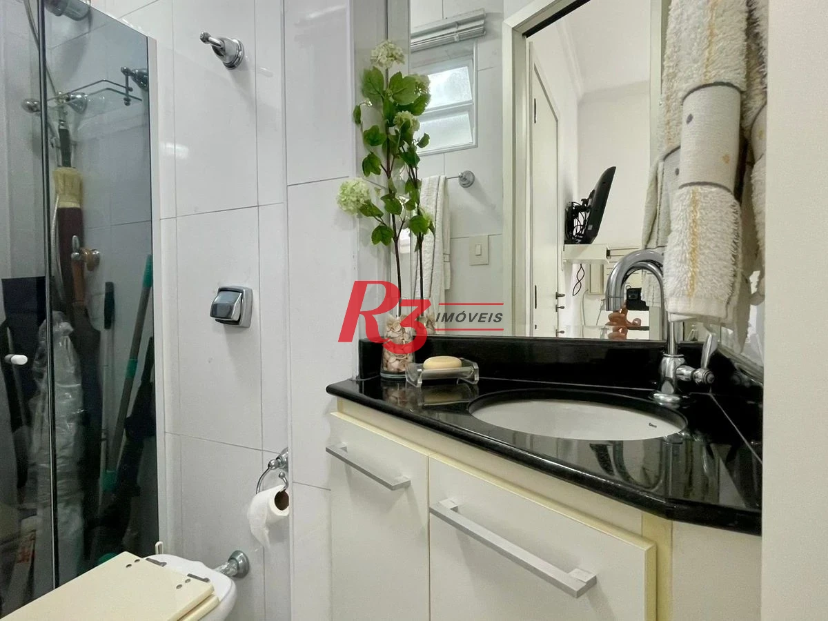 Apartamento com 3 dormitórios à venda, 104 m² por R$ 1.500.000,00 - Embaré - Santos/SP