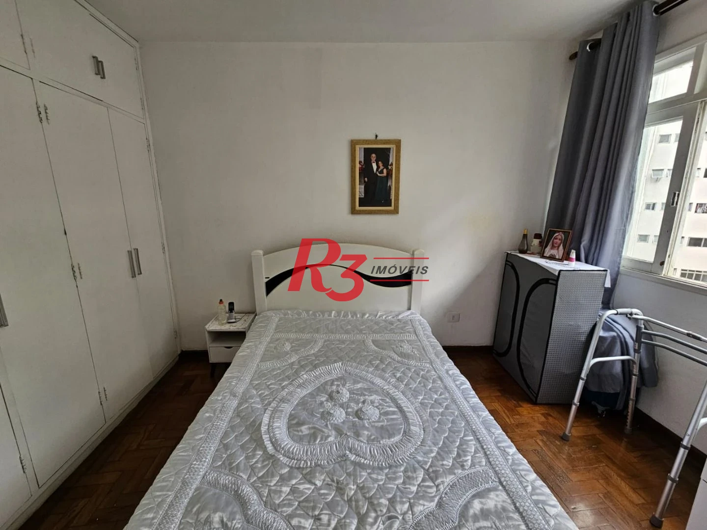 Apartamento com 1 dormitório para alugar, 65 m² por R$ 3.000,00/mês - Gonzaga - Santos/SP