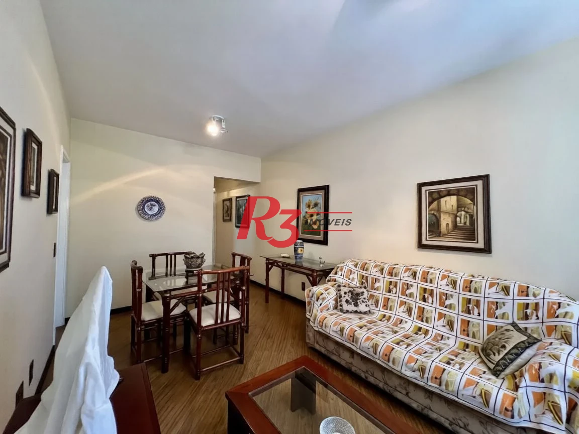 Apartamento com 1 dormitório à venda, 65 m² por R$ 600.000,00 - Boqueirão - Santos/SP