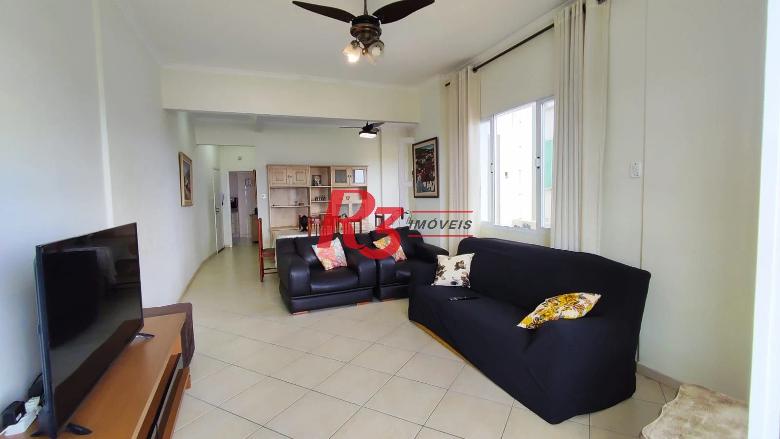 Apartamento com 2 dormitórios para alugar, 110 m² por R$ 5.500,00/mês - José Menino - Santos/SP