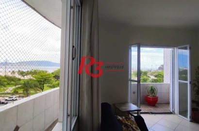 Apartamento com 2 dormitórios para alugar, 110 m² por R$ 5.500,00/mês - José Menino - Santos/SP