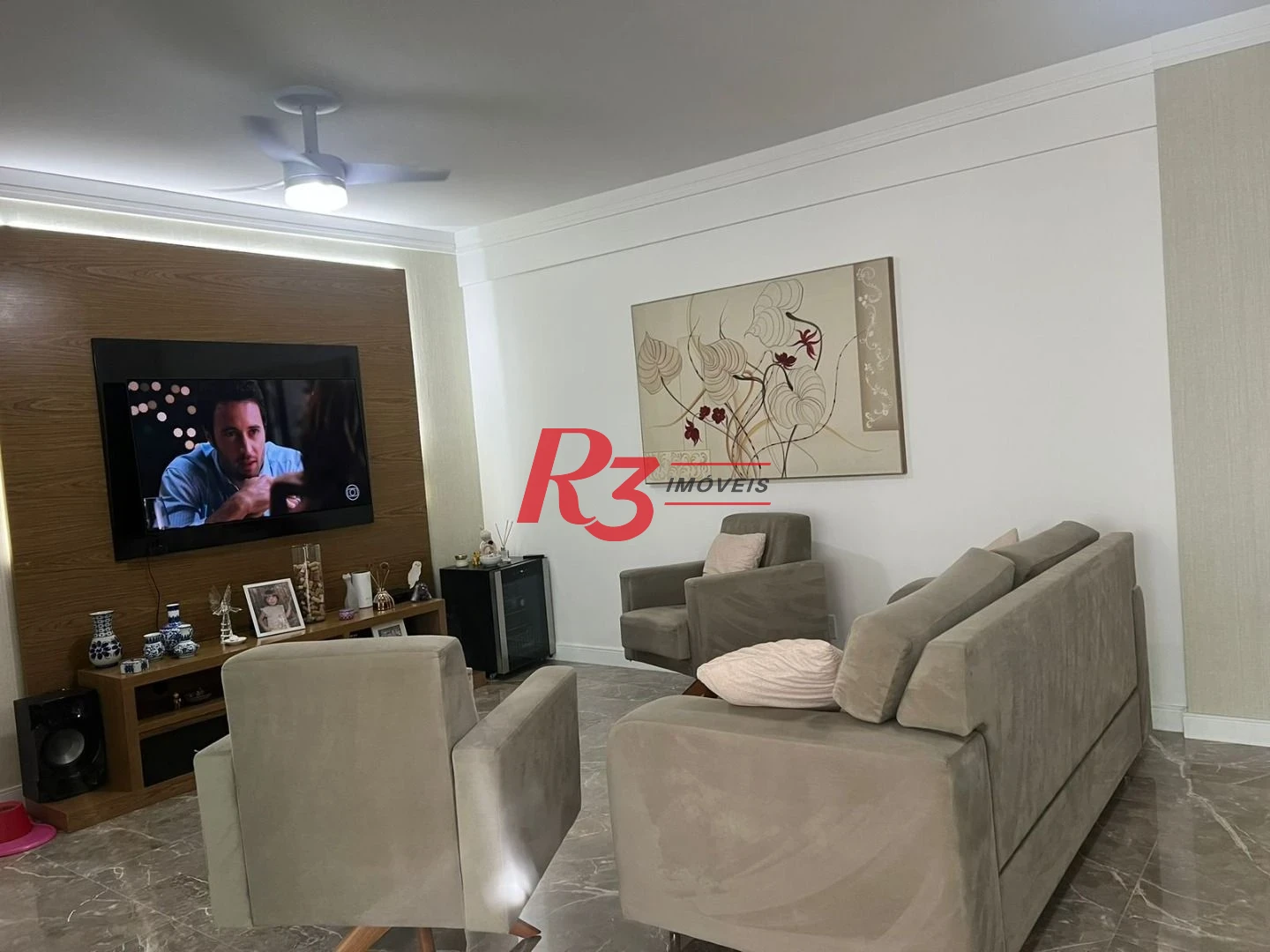 Apartamento com 3 dormitórios à venda, 123 m² por R$ 1.430.000,00 - Ponta da Praia - Santos/SP
