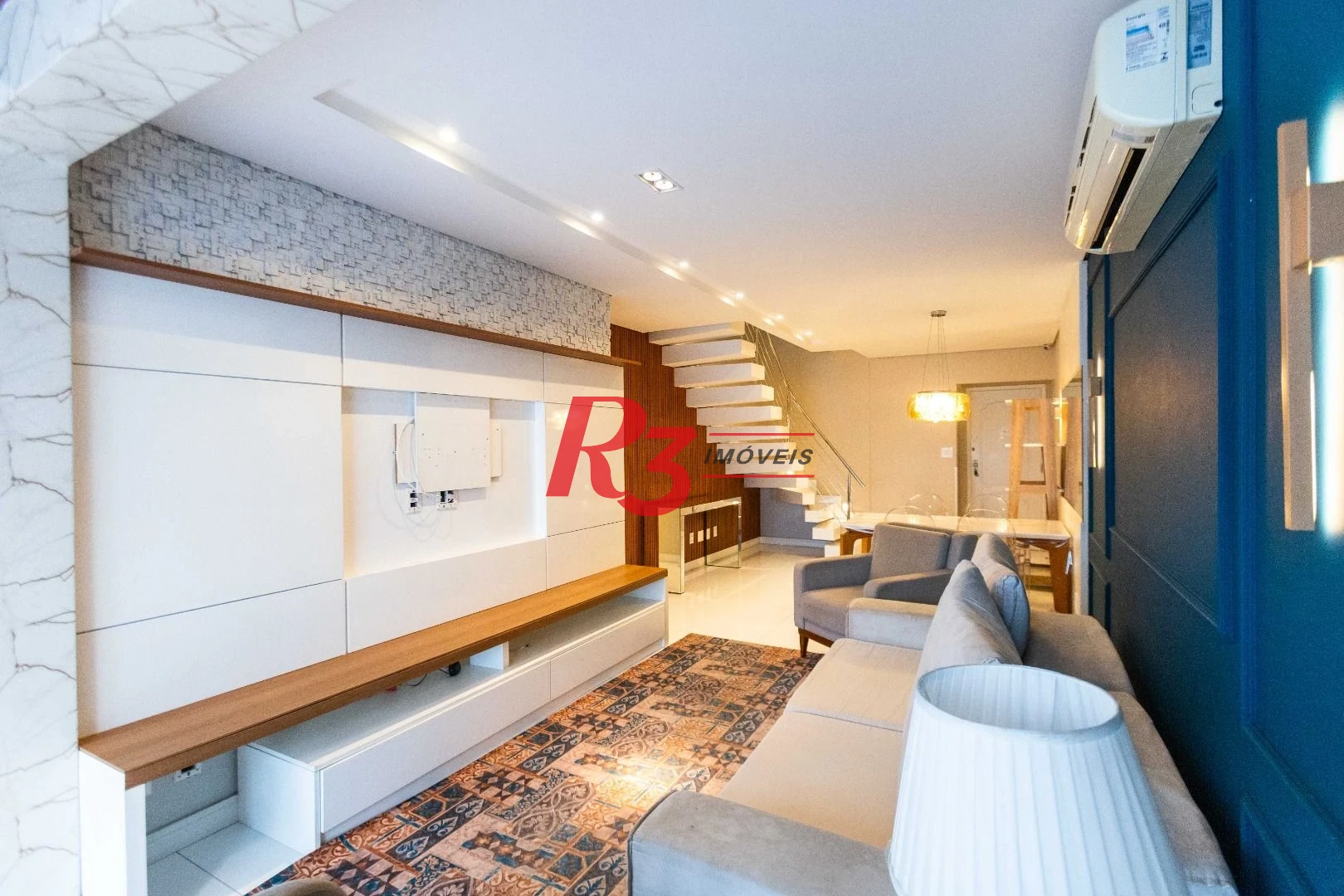 Cobertura com 3 dormitórios à venda, 158 m² por R$ 1.700.000,00 - Boqueirão - Santos/SP