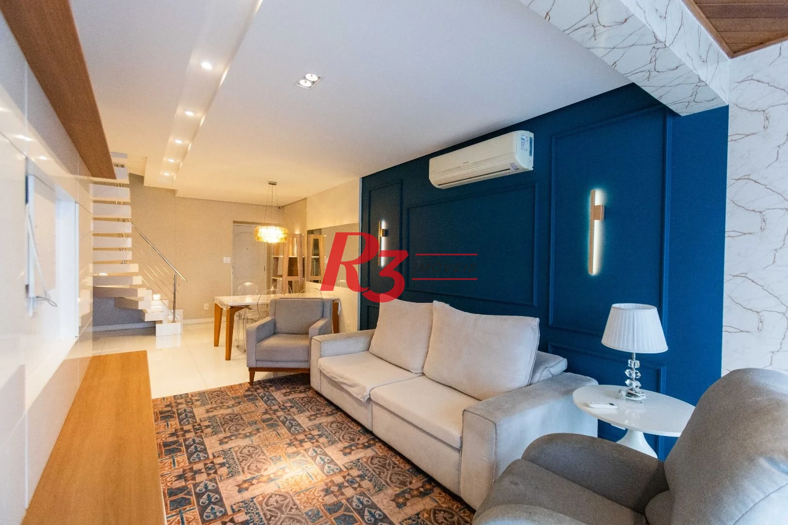 Cobertura com 3 dormitórios à venda, 158 m² por R$ 1.700.000,00 - Boqueirão - Santos/SP