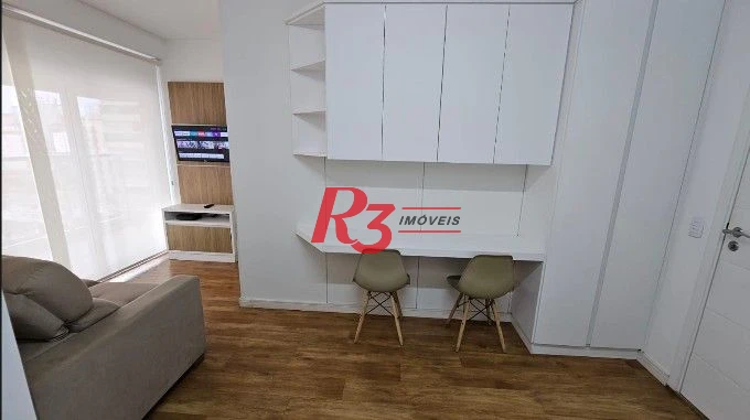 Apartamento com 1 dormitório à venda, 48 m² por R$ 640.000,00 - Ponta da Praia - Santos/SP