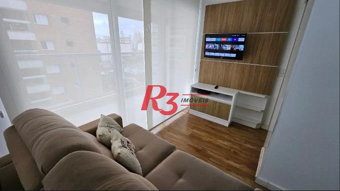 Apartamento com 1 dormitório à venda, 48 m² por R$ 640.000,00 - Ponta da Praia - Santos/SP