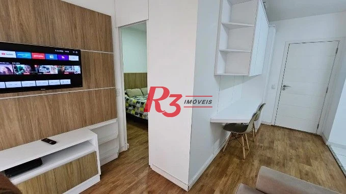 Apartamento com 1 dormitório à venda, 48 m² por R$ 640.000,00 - Ponta da Praia - Santos/SP