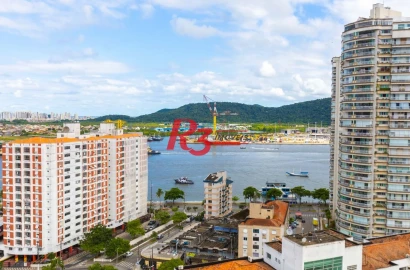 Apartamento com 3 dormitórios à venda, 166 m² por R$ 3.200.000,00 - Ponta da Praia - Santos/SP
