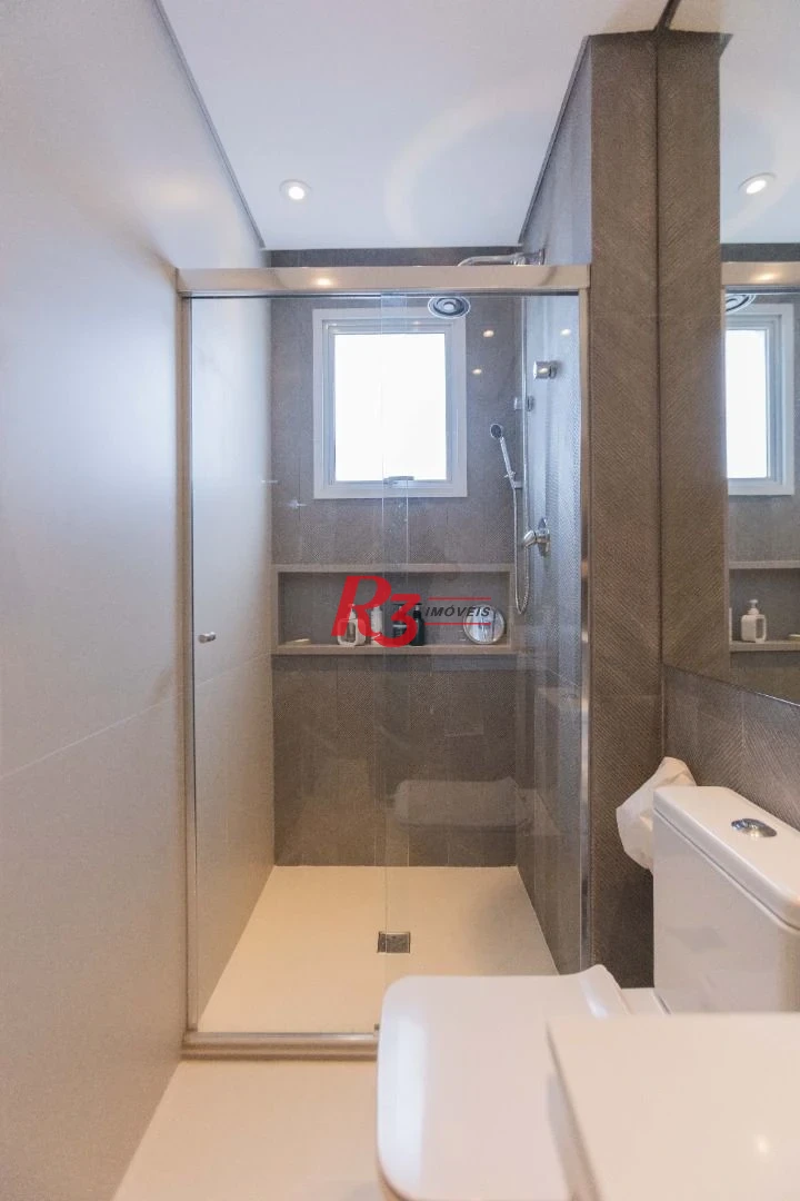 Apartamento com 3 dormitórios à venda, 166 m² por R$ 3.200.000,00 - Ponta da Praia - Santos/SP