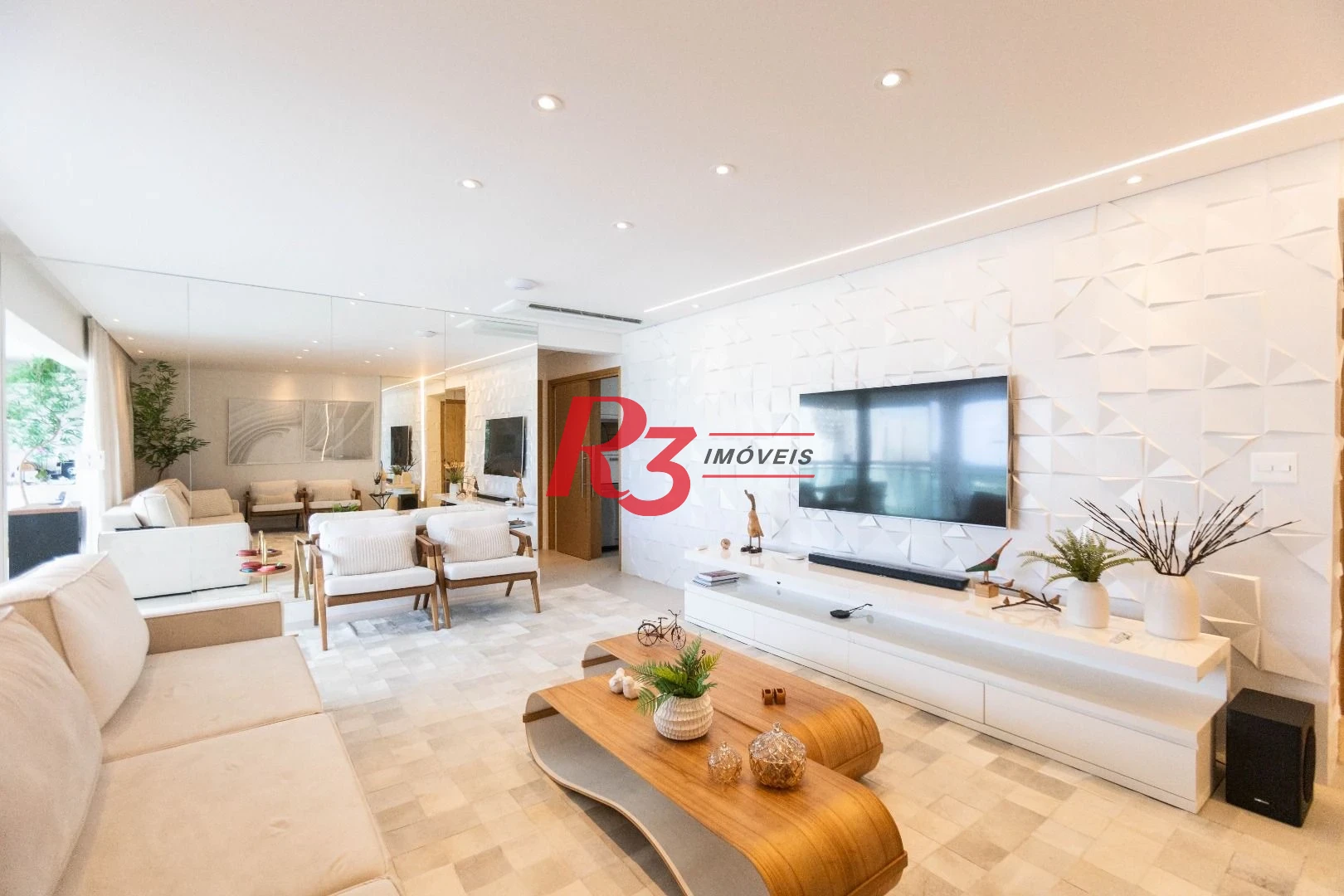 Apartamento com 3 dormitórios à venda, 166 m² por R$ 3.200.000,00 - Ponta da Praia - Santos/SP