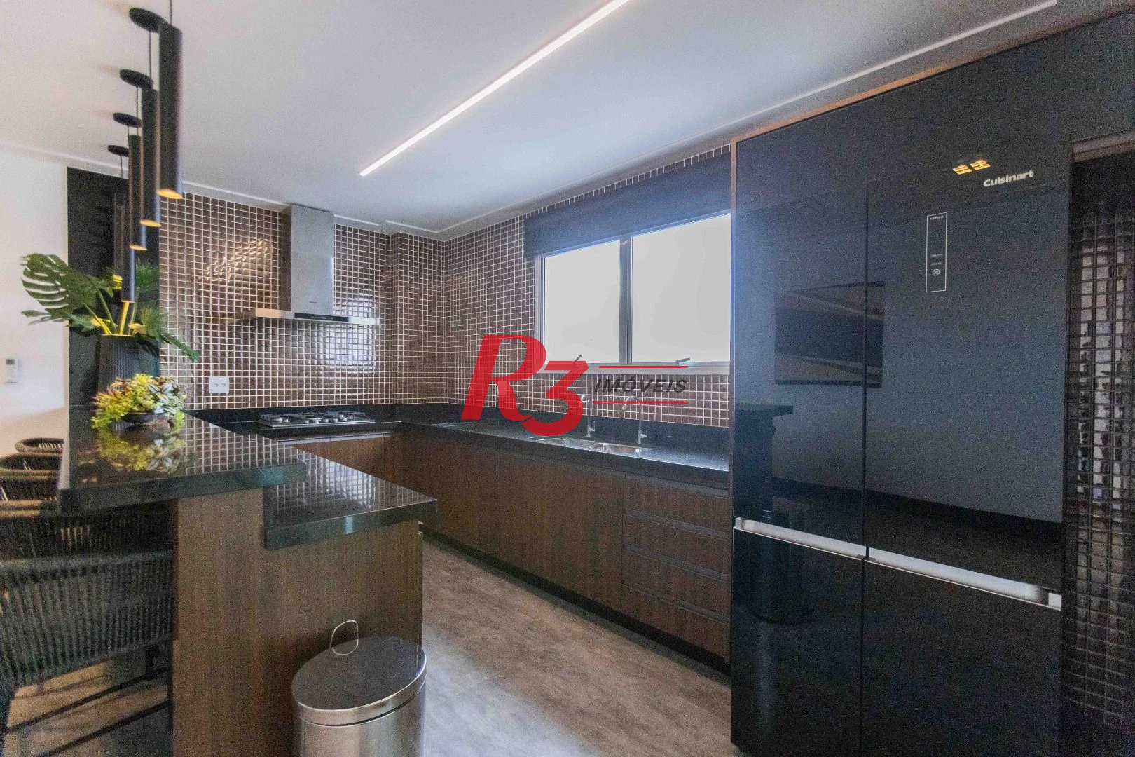 Apartamento com 3 dormitórios à venda, 166 m² por R$ 3.200.000,00 - Ponta da Praia - Santos/SP