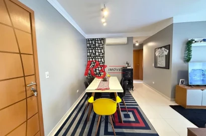 Apartamento à venda, 68 m² por R$ 740.000,00 - Campo Grande - Santos/SP