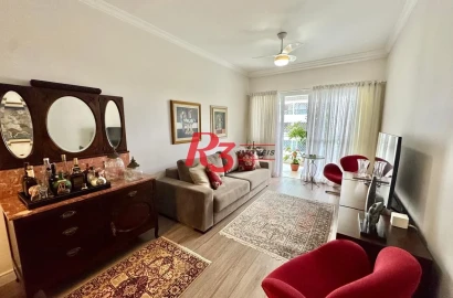 Apartamento com 2 dormitórios à venda, 98 m² por R$ 890.000,00 - Boqueirão - Santos/SP