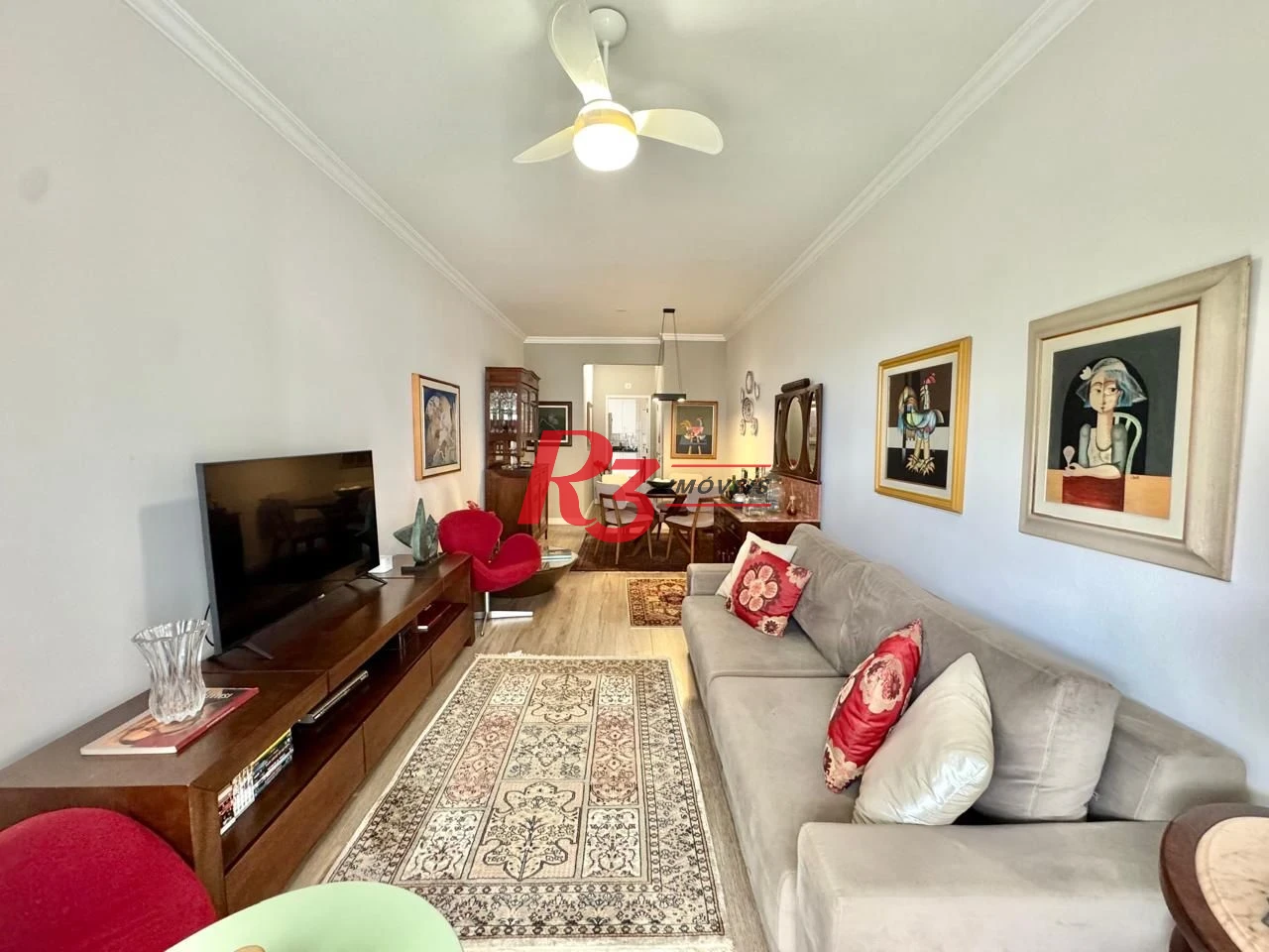 Apartamento com 2 dormitórios à venda, 98 m² por R$ 890.000,00 - Boqueirão - Santos/SP