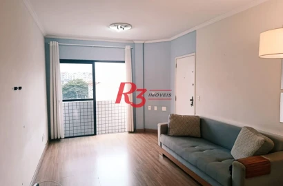 Apartamento à venda, 90 m² por R$ 595.000,00 - Boqueirão - Santos/SP