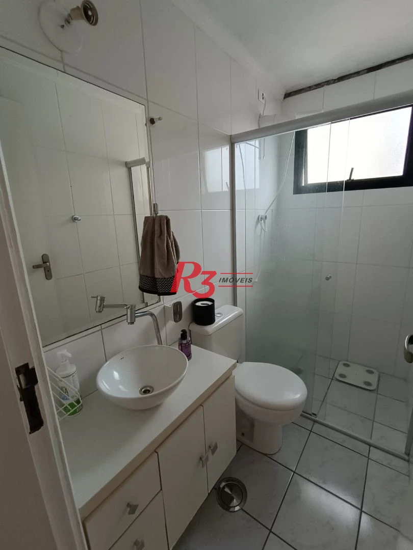 Apartamento à venda, 90 m² por R$ 595.000,00 - Boqueirão - Santos/SP