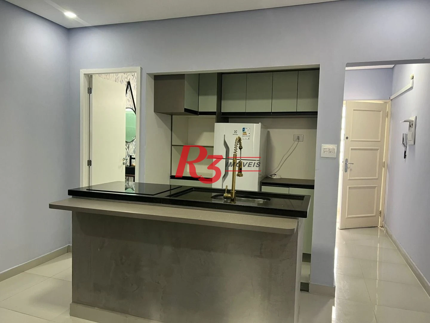 Studio com 1 dormitório à venda, 38 m² por R$ 390.000,00 - Boqueirão - Santos/SP