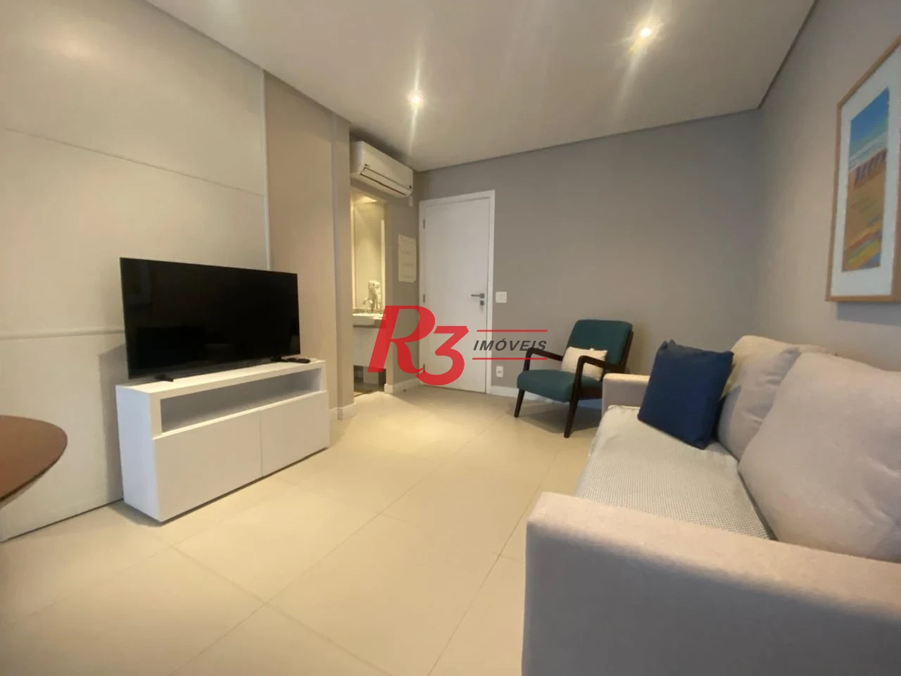 Apartamento para alugar, 45 m² por R$ 5.700,00/mês - Gonzaga - Santos/SP