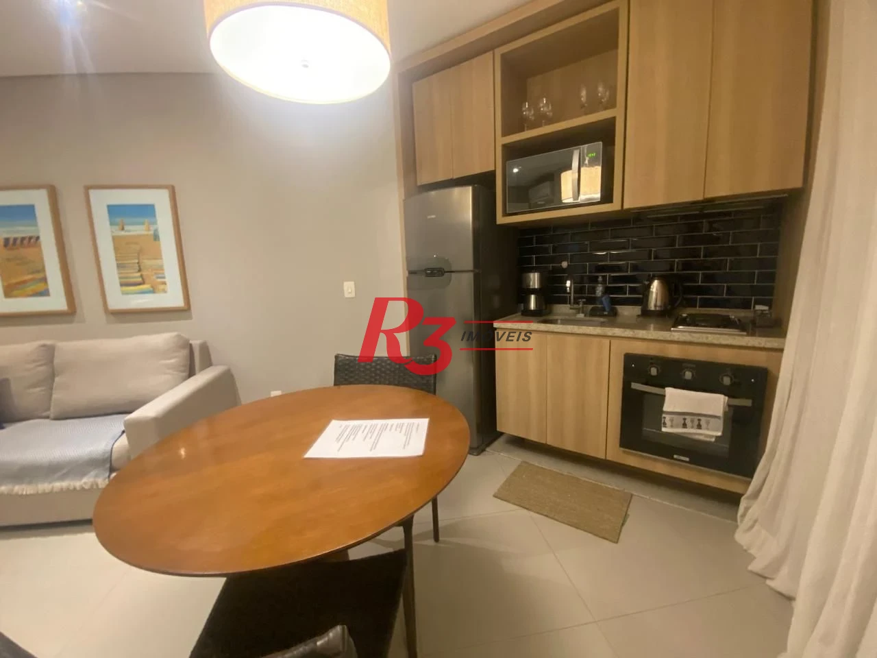 Apartamento para alugar, 45 m² por R$ 5.700,00/mês - Gonzaga - Santos/SP