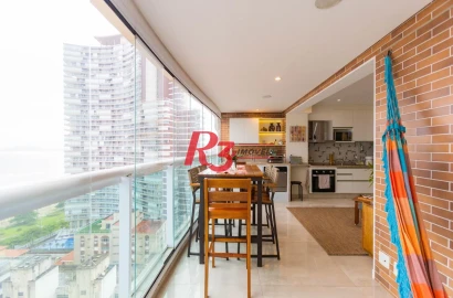 Apartamento com 2 dormitórios à venda, 68 m² por R$ 1.720.000,00 - Gonzaga - Santos/SP