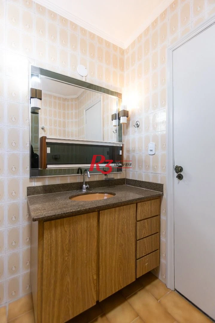 Apartamento com 3 dormitórios para alugar, 147 m² por R$ 6.300,00/mês - Embaré - Santos/SP