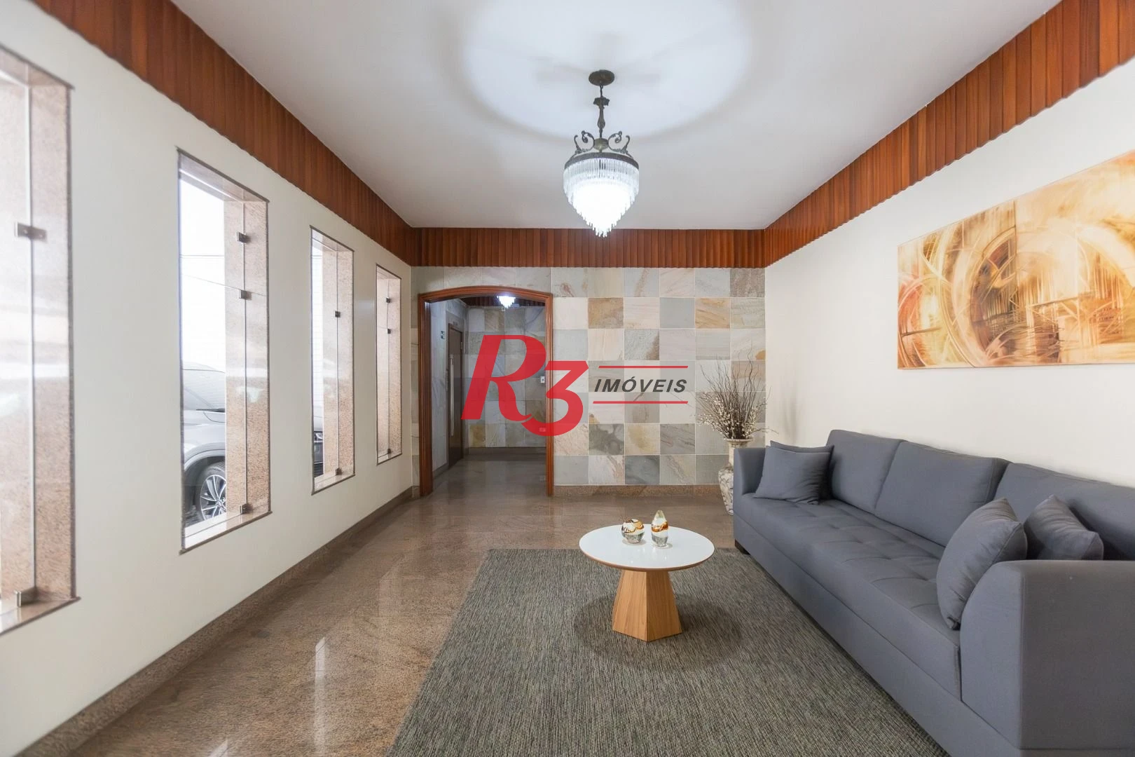 Apartamento com 3 dormitórios para alugar, 147 m² por R$ 6.300,00/mês - Embaré - Santos/SP
