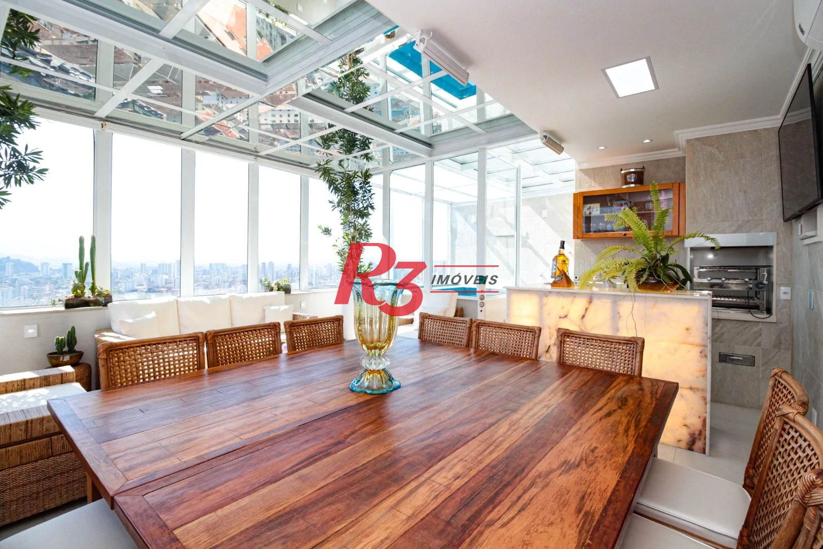 Cobertura à venda, 350 m² por R$ 4.500.000,00 - Marapé - Santos/SP