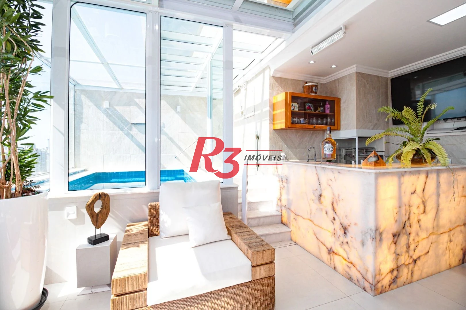 Cobertura à venda, 350 m² por R$ 4.500.000,00 - Marapé - Santos/SP