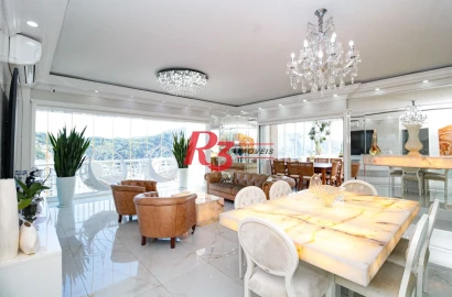 Cobertura com 4 dormitórios à venda, 350 m² por R$ 4.260.000,00 - Marapé - Santos/SP