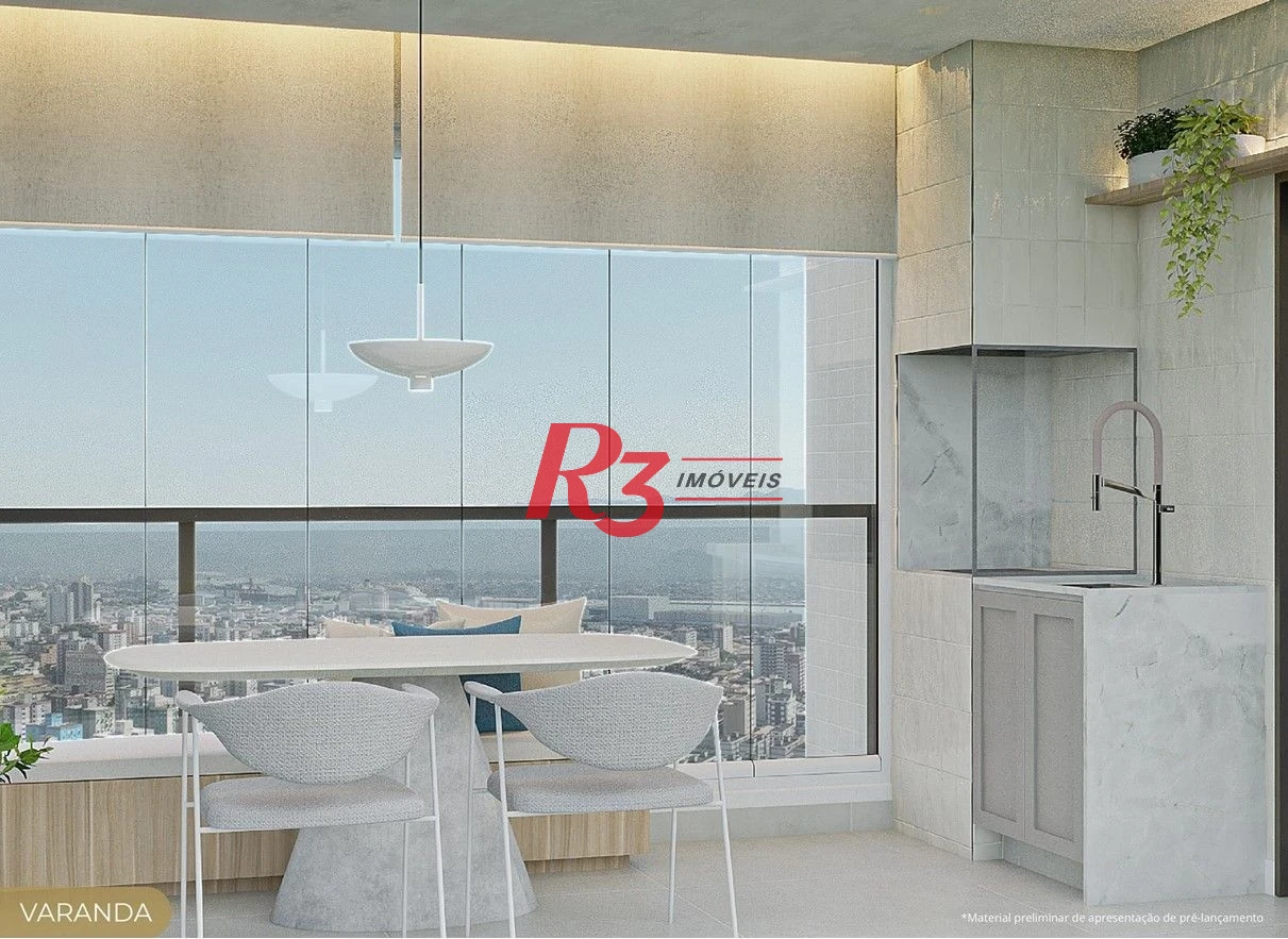 Apartamento à venda, 50 m² por R$ 600.000,00 - Marapé - Santos/SP
