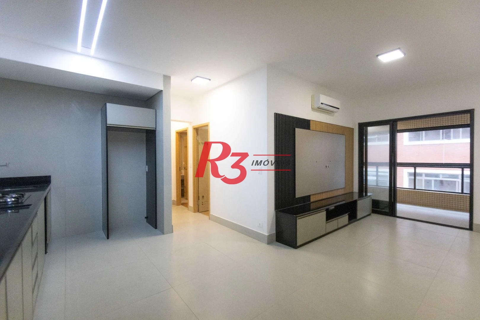 Apartamento para alugar, 77 m² por R$ 7.000,02/mês - José Menino - Santos/SP