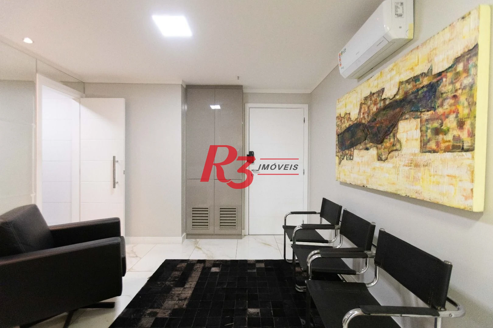 Sala, 97 m² - venda por R$ 1.200.000,00 ou aluguel por R$ 7.500,00/mês - Centro - Santos/SP