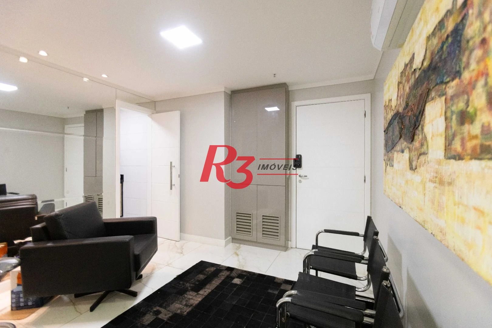 Sala, 97 m² - venda por R$ 1.200.000,00 ou aluguel por R$ 7.500,00/mês - Centro - Santos/SP