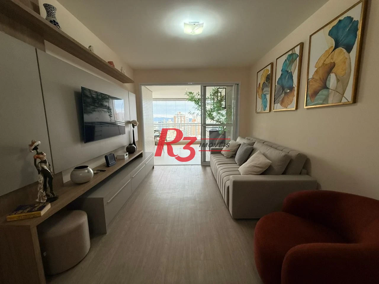 Apartamento com 3 dormitórios à venda, 134 m² por R$ 2.800.000,00 - Boqueirão - Santos/SP