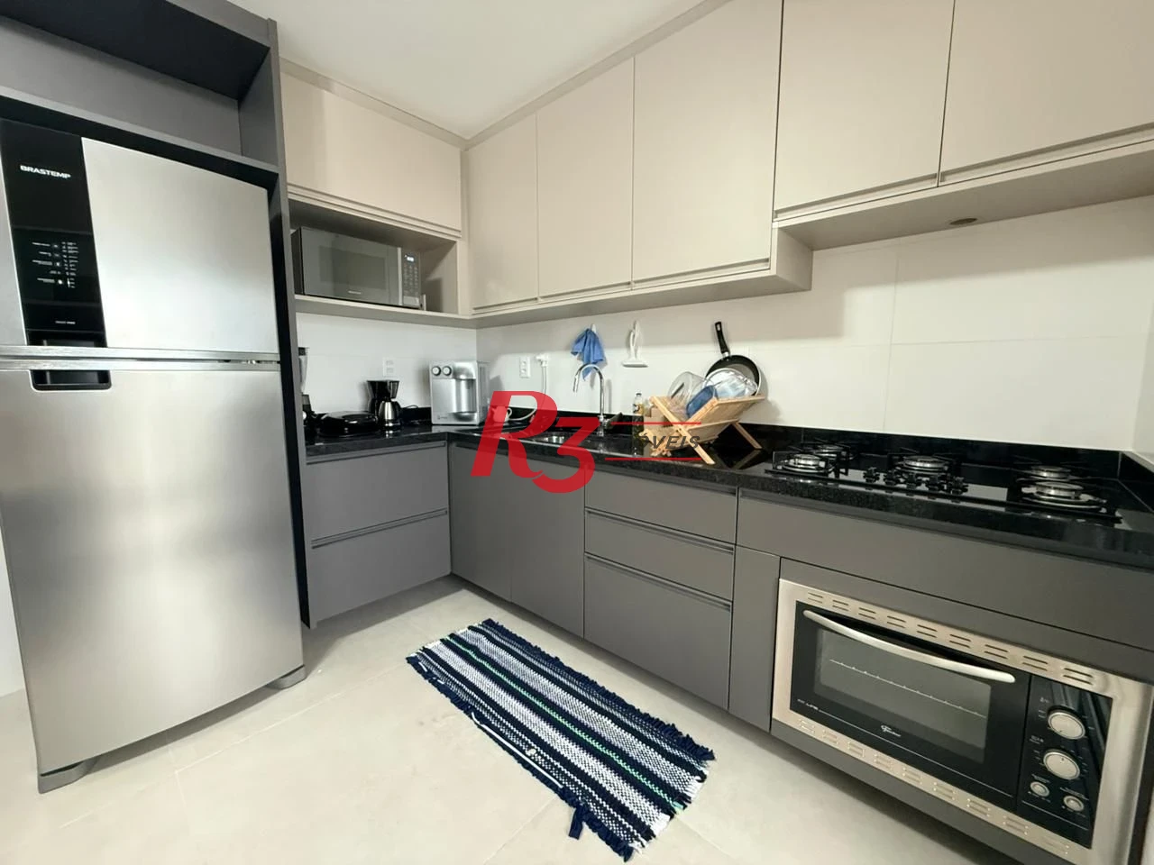 Apartamento com 3 dormitórios à venda, 134 m² por R$ 2.800.000,00 - Boqueirão - Santos/SP