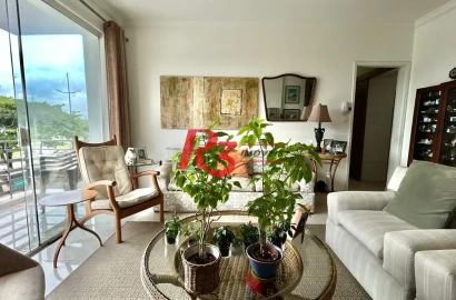 Apartamento com 2 dormitórios à venda, 100 m² por R$ 862.000,00 - Boqueirão - Santos/SP