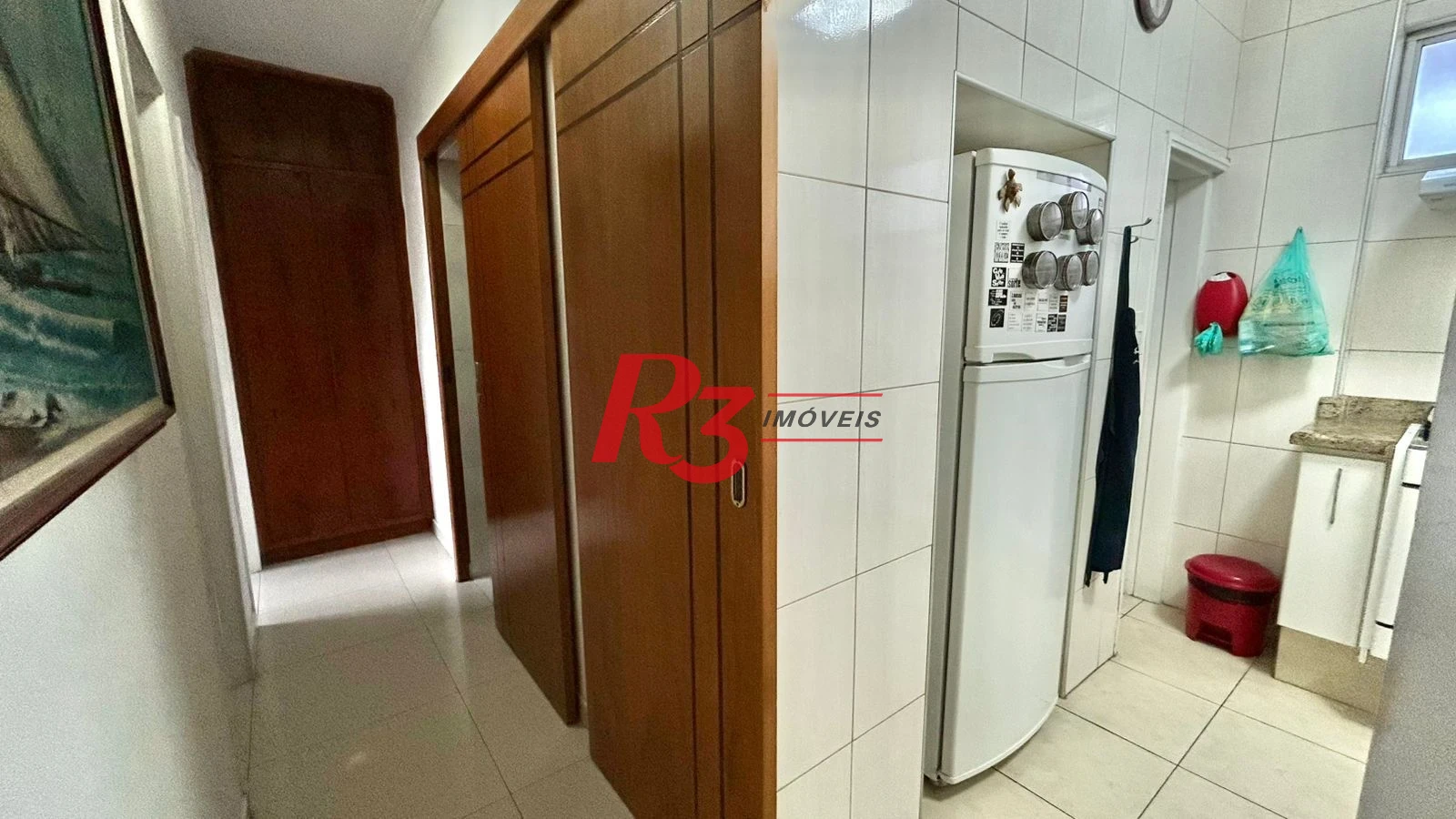 Apartamento com 2 dormitórios à venda, 100 m² por R$ 862.000,00 - Boqueirão - Santos/SP